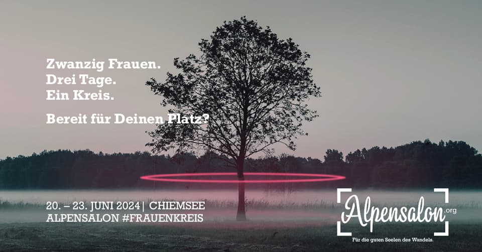 Vorschaubild (Baum mit Leuchtring) vom Seminar "Frauenkreis - die Zukunft ruft nach weiblichen Qualitäten" – mit Miriam Wolf (Alpensalon) und Lissi Reitschuster (MANEMO eG)